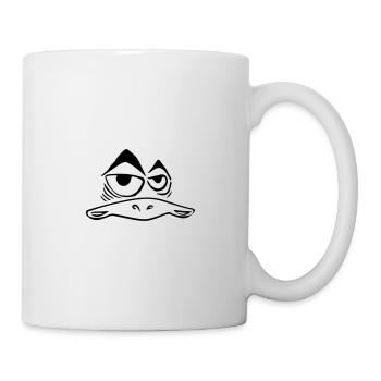 Oiseau étrange drôle - Mug blanc - blanc - Droite