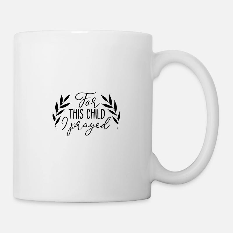 Idée de cadeau De la prière - Enfant - Mug blanc - blanc