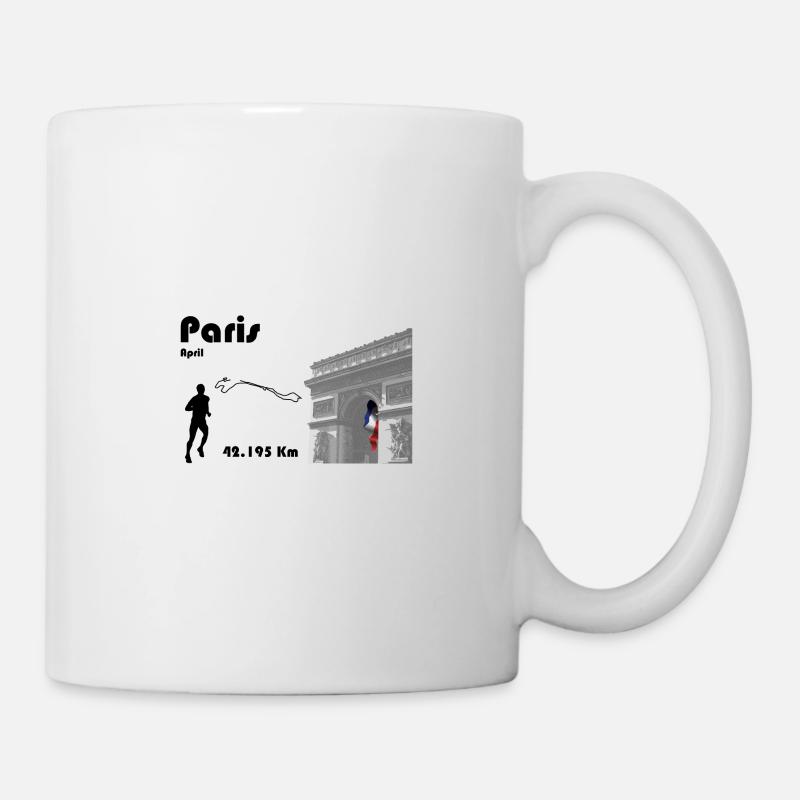 Paris marathon - Mug blanc - blanc
