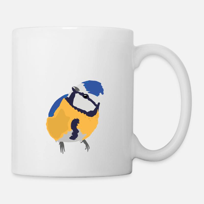 Blaumeise blue tit - Tasse - Weiß