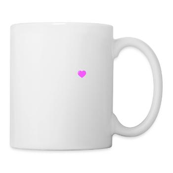 Cœur chéri - Mug blanc - blanc - Droite