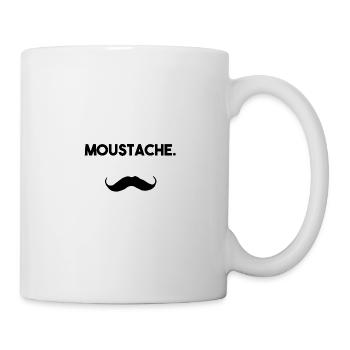 Moustache original - Mug blanc - blanc - Droite
