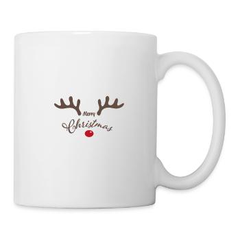 Merry Christmas reindeer - Mug - white - Right