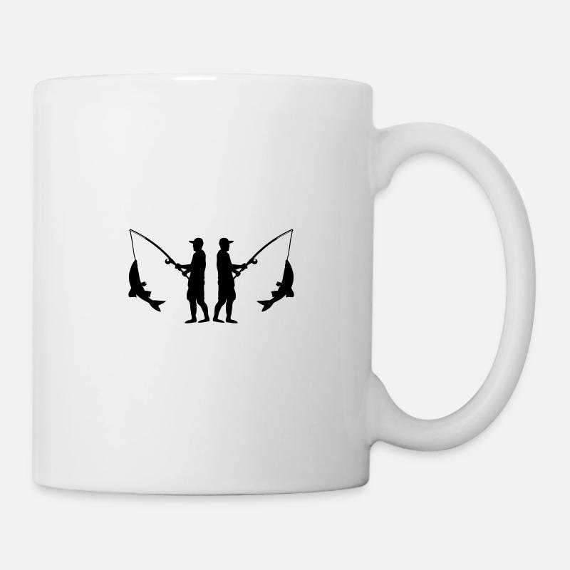 angler 2 - Tasse - Weiß