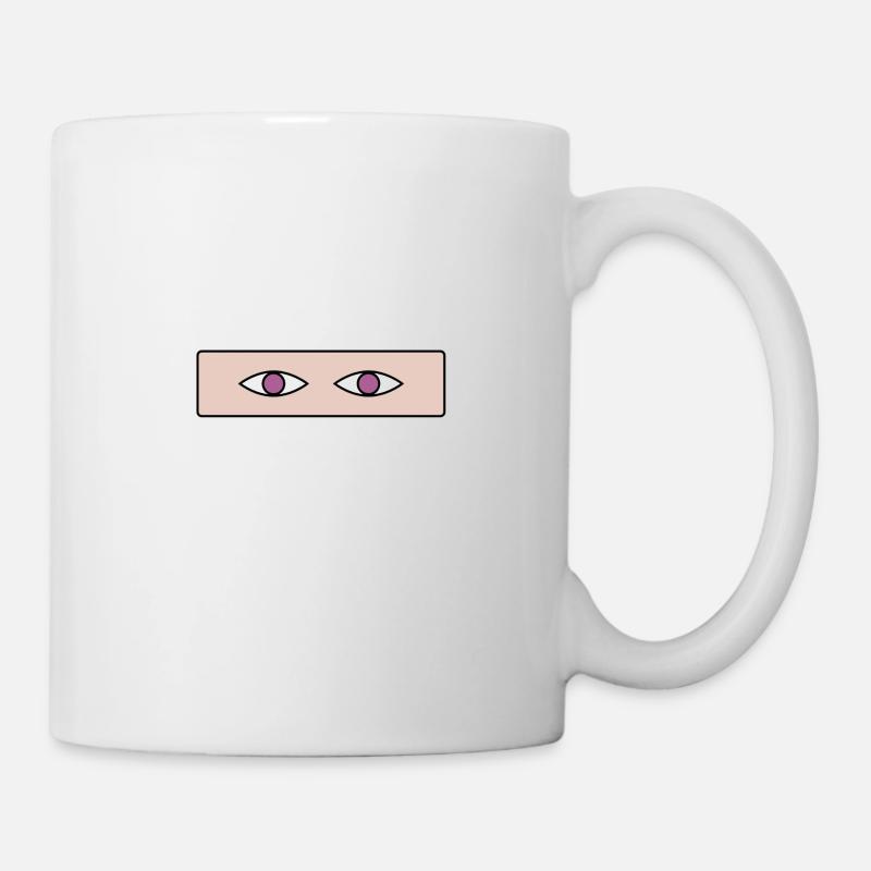yeux - Mug blanc - blanc