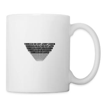 Club shirt - TECHNO IS NOT JUST MUSIC - Mug - white - Right