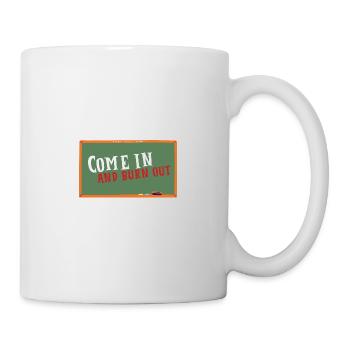 Quiet please! - Tasse - Weiß - Rechts