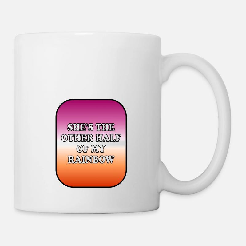 Couple de lesbiennes - Mug blanc - blanc
