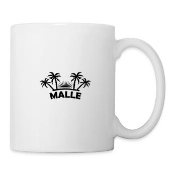 malle - Tasse - Weiß - Rechts