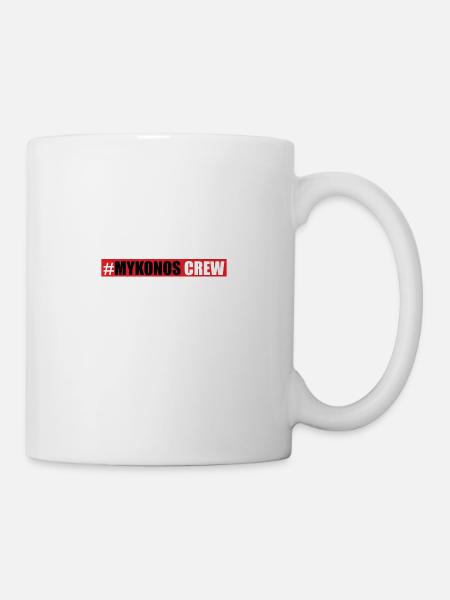 Mykonos Crew - Tasse - Weiß