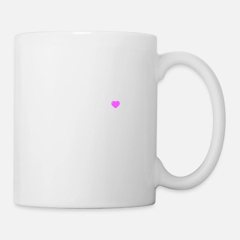Einzelstück Herz - Tasse - Weiß