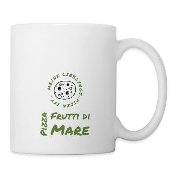 Pizza Fruti de Mare: Meer trifft Pizza - Tasse - Weiß - Rechts