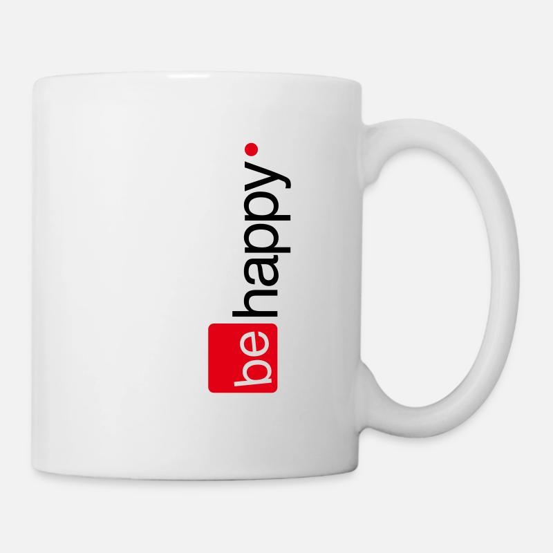 Be Happy! - Mug - white