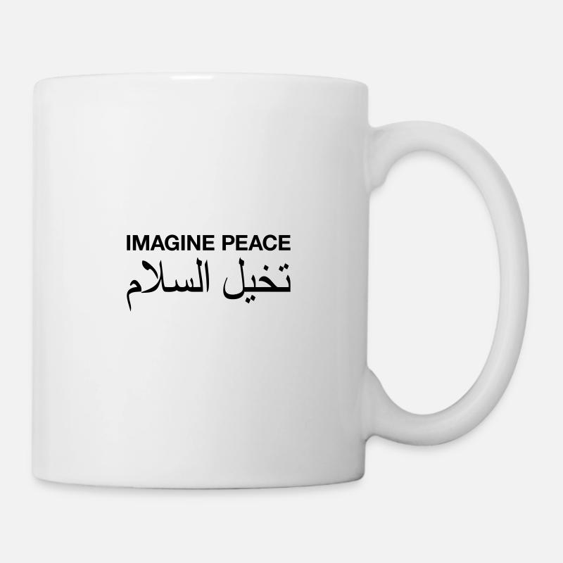 Imagine Peace - Tasse - Weiß