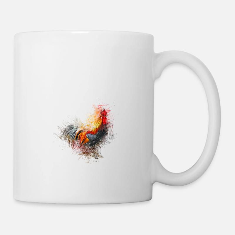 Hahn - Tasse - Weiß