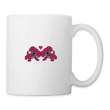 hunde liebe - Tasse - Weiß - Rechts