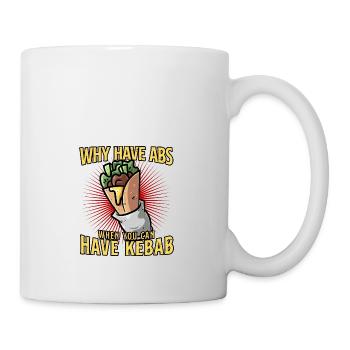 Kebab - Tasse - Weiß - Rechts