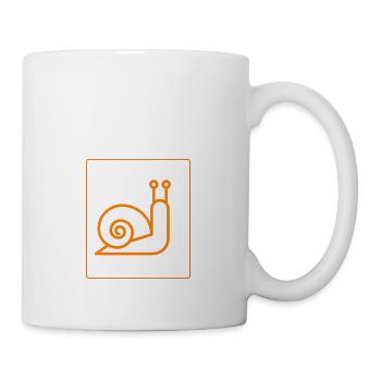 limace - Mug blanc - blanc - Droite