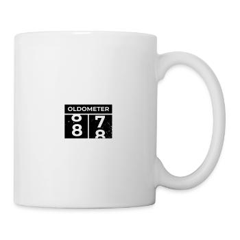 Oldometer 88th Birthday Funny Slogan Turning 88 - Mug - white - Right