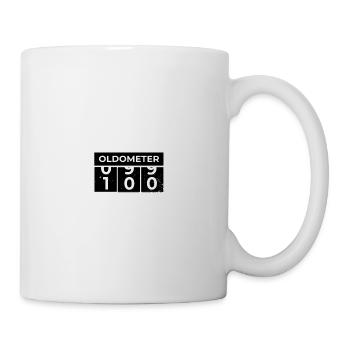 Oldometer 100th Birthday Funny Slogan Turning 100 - Mug - white - Right
