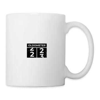 Oldometer 23th Birthday Funny Slogan Turning 23 - Mug - white - Right