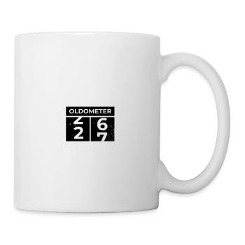 Oldometer 27th Birthday Funny Slogan Turning 27 - Mug - white - Right