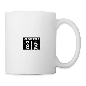 Oldometer 86. Geburtstag Lustiger Slogan zum 86. Geburtstag - Tasse - Weiß - Rechts