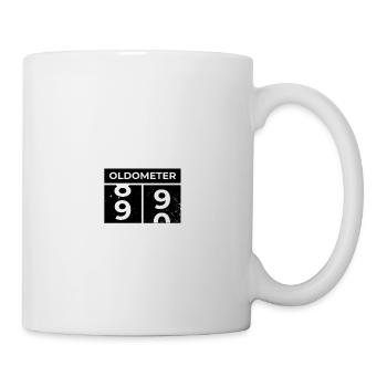 Oldometer 90. Geburtstag Lustiger Slogan zum 90. Geburtstag - Tasse - Weiß - Rechts