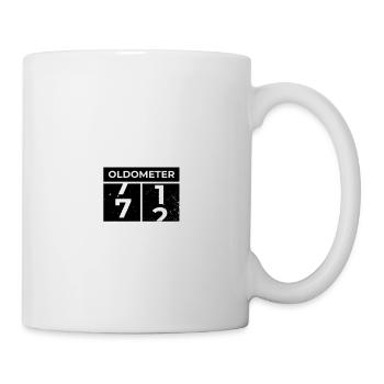 Oldometer 72nd Birthday Funny Slogan Turning 72 - Mug - white - Right