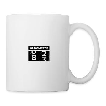 Oldomètre 83e anniversaire drôle slogan Turning 83 - Mug blanc - blanc - Droite