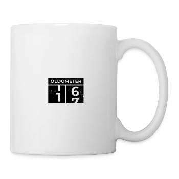 Oldometer 17th Birthday Funny Slogan Turning 17 - Mug - white - Right
