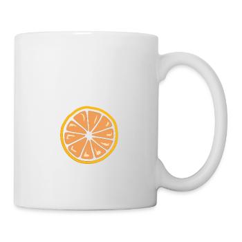 Fruits - Orange sanguine - Mug blanc - blanc - Droite