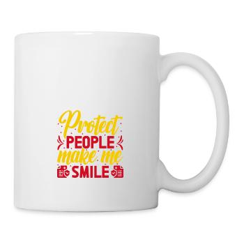 Insurance Agent Make Me Smile Funny Insurance - Tasse - Weiß - Rechts