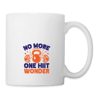 Fitness Fanatics No Hiit Wonder Calisthenics Gym - Tasse - Weiß - Rechts