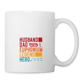 Euphonium Mari Papa Légende Héros Barytons - Mug blanc - blanc - Droite