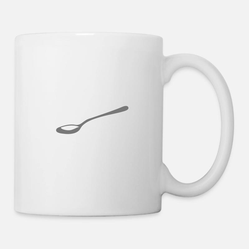 cuillere a soupe 0 - Mug blanc - blanc
