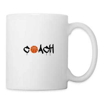 BASKETBALL COACH - Mug - white - Right