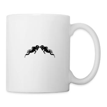 widder tribal 2 - Tasse - Weiß - Rechts