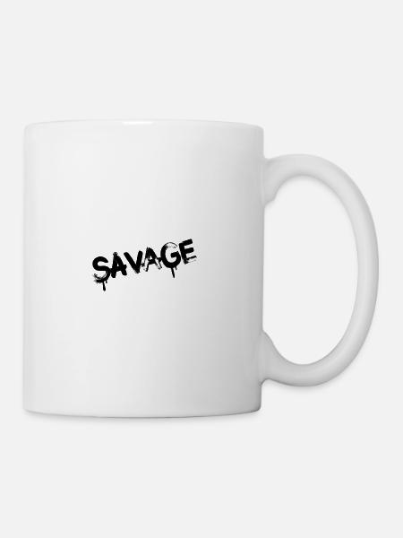 Savage! - Tasse - Weiß
