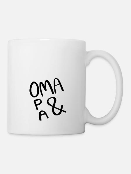 259 OmaOpa - Tasse - Weiß