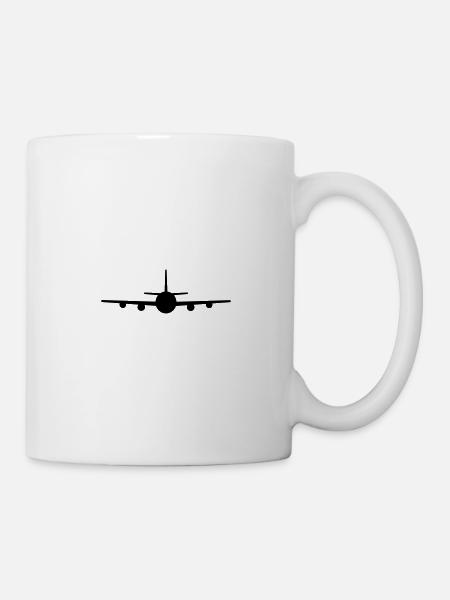 Flugzeug - Tasse - Weiß