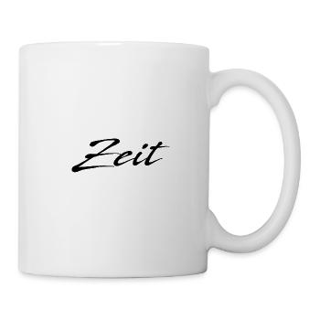 Zeit - Tasse - Weiß - Rechts