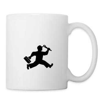 handyman artisan atelier OUTIL DE MEILLEUR PAPA - Mug blanc - blanc - Droite
