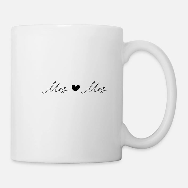 mrs and mrs - Tasse - Weiß