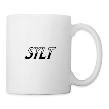 Elegant black lettering design Sylt - Mug - white - Right