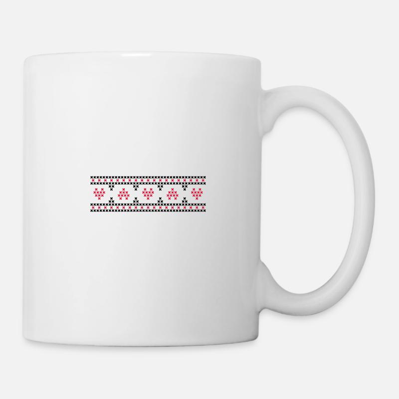 Christmas Hearts - Tasse - Weiß