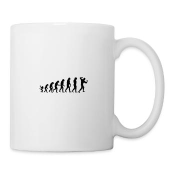 Evolution bodybuilding fitness - Tasse - Weiß - Rechts