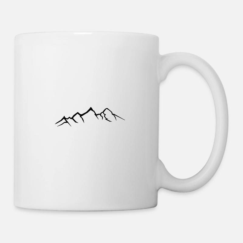 montagnes - Mug blanc - blanc