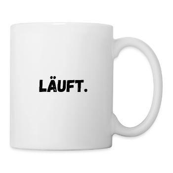 Läuft. - Tasse - Weiß - Rechts