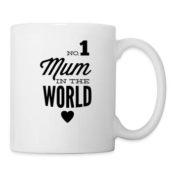 no1 mum in the world - Mug blanc - blanc - Droite